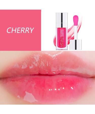 Sea-Maid Plumping Lip Oil Hydrating Gloss Tinted Balm - Big Brush Head Glitter Shine for Long-Lasting Nourishing Cherry Lips - Buy Online on GoSupps.com