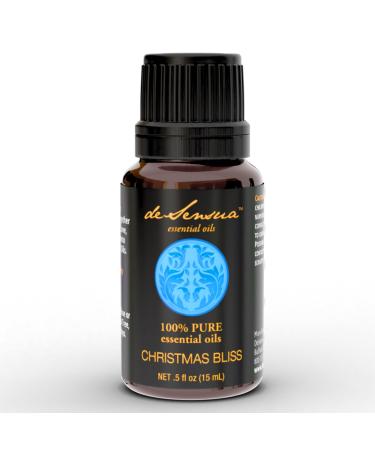 Christmas Bliss Pure Essential Oils Blend (15 ml) Relaxing Diffuser Aromatherapy Natural Charming Blend of Nutmeg Orange Clove Cinnamon & More