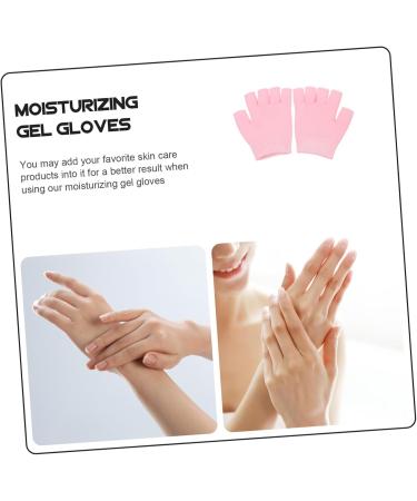 Healeved 1 Pair Gel Moisturizing Gloves Mens Lotion Mens Mittens with Fingers Dappen Dishes for Acrylic Gloves for Men Skin Care Gel Gloves Daily Use Miss Dipping Pink Moisturizing Lotion - Buy Online on GoSupps.com