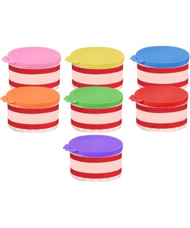 7 Pcs Silicone Pet Can Covers for 3 oz 2.5 oz Cat Food Cans - Food Can Lids for Small Pets - Buy Online on GoSupps.com