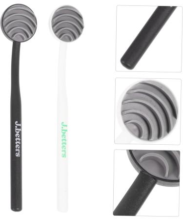 Minkissy Tongue Cleaning Brush Set - Silicone Tongue Scraper & Spatula for Adults | Portable Mouth Cleaning Tools in 4 Colors | 18.5x3.5cm - 4pcs - Buy Online on GoSupps.com