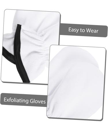 Beatifufu 1 Pair Maintenance Essential Oil Gloves Warmer Hand Care Mittens Mittens Hand Moisturizer Gloves Wax Warming Gloves Skin Care Gloves Exfoliating Care Gloves Flannel White 29.00X16.00X1.00CM - Buy Online on GoSupps.com