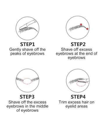 Buy Eyebrow Trimmer & Razor for Women | Comfortable Facial Hair Removal at Home - International Shipping - Buy Online on GoSupps.com