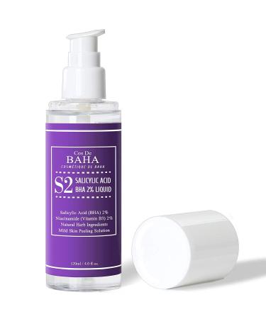 Cos De BAHA Salicylic Acid BHA 2% Liquid 4 fl oz (120 ml)