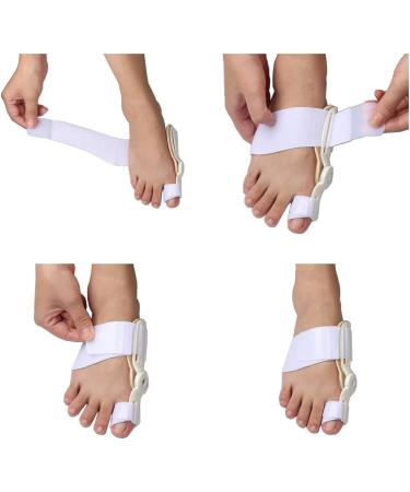 VIEEL Bunion Device Hallux Valgus Orthopedic Braces - Toe Correction & Foot Care Corrector (White) - Buy Online on GoSupps.com