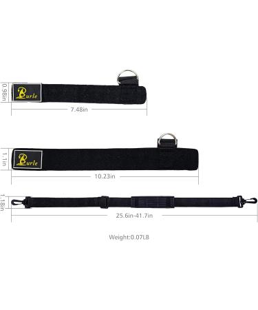 Adjustable Fishing Rod Carry Strap | Shoulder Belt Sling for Fishing Pole | Black Wrap - Buy Online on GoSupps.com