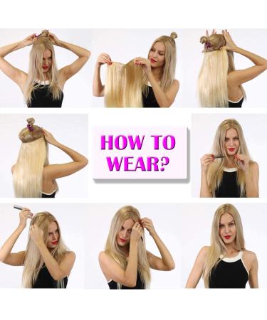 Buy S-Noilite Real Hair Extensions - 50cm (20) 70g Light Brown #6 - Easy Wire Clips for Seamless Volume - Buy Online on GoSupps.com