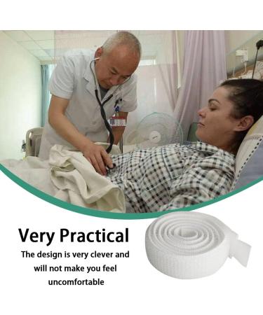 Catheter Leg Bag Straps - 4pcs Urinary Bag Fixation Tapes for Incontinence - White - Buy Online on GoSupps.com
