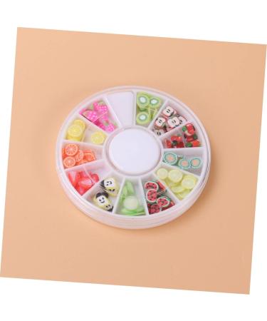Mikinona 12 Nails Decoration Fruit Decor Nail Art Decoration Nail Decorations for Nail Art Polymer Clay Slices for Nail Diy Decoration for Nail Manicure Accessories - Buy Online on GoSupps.com