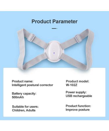 Smart Back Posture Corrector Device - Intelligent Sensor for Men Women & Children | Adjustable Vibration Reminder Durable Power Storage - Buy Online on GoSupps.com