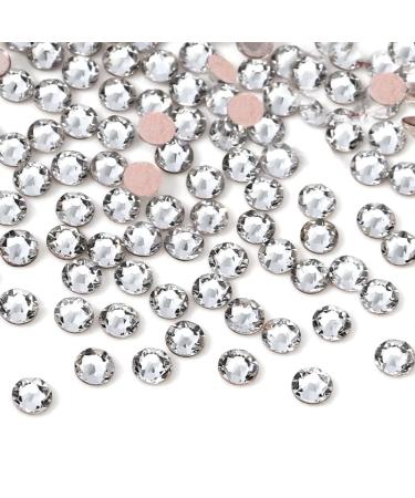 Flatback Glass Nails Rhinestones Crystal Charm Art Flatback Gems 3D Decorations Glitter Manicure DIY Accessories Art Rhinestones DIY Accessories Professional Embellishments