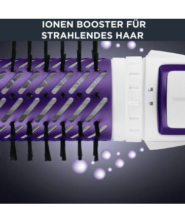 Rowenta CF9530 Rotating Warm Air Brush - Volume & Shine | Ceramic Coating 3 Speed Levels & Cold Setting | Violet | International Shipping Available - Buy Online on GoSupps.com