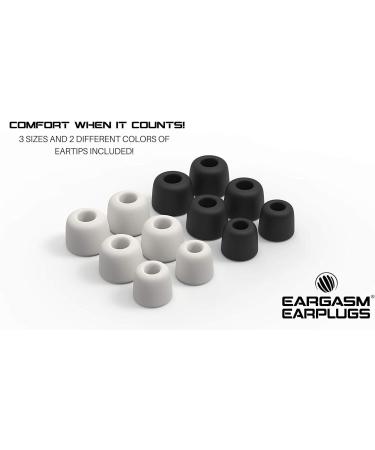 Eargasm Slide Earplugs - Adjustable 15-22 dB Noise Reducing Ear-Plugs with Carrying Case - Reusable Hearing Protection for Musicians Concerts Raves Festivals Motorcycle Riders Live Events & More - Buy Online on GoSupps.com