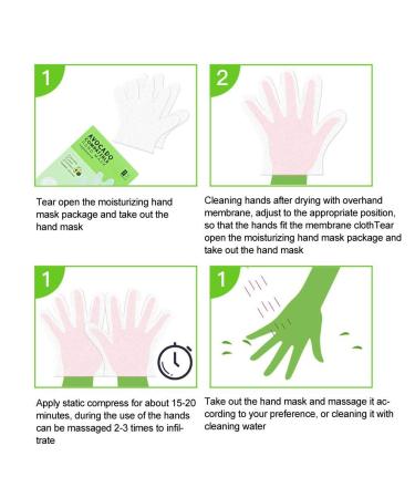 Hand Skin Repair Renew Mask 7Pcs - Moisturizing Hand Masks for Dry Hands | Nourishing Hand Care Gloves for AntiDry | Hydrating Hand Treatment - Buy Online on GoSupps.com