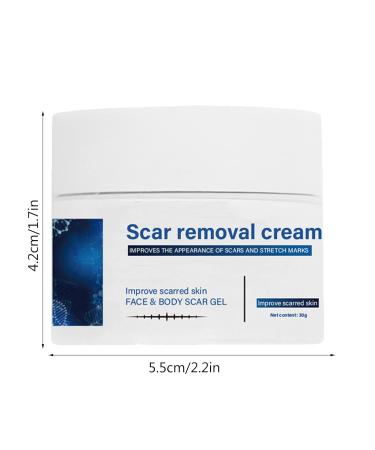 Soothing Scar Removal Cream for Body, Stretch Marks & Tan - Light Blue (One Size) - Buy Online on GoSupps.com