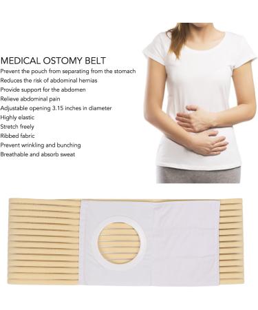 Ostomy Abdominal Belt Adjustable Ostomy Hernia Support Belt Elastic Hernia Stoma Support Belt for Colostomy Patients Ostomy Support Band for Men and Women (L) - Buy Online on GoSupps.com