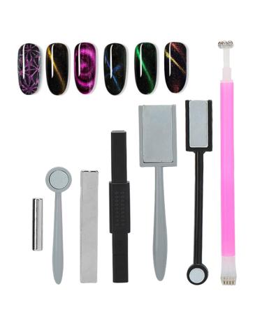 Pieces Cat Eye Magnetic Stick Gradient Design Nail Art Magnets Pens Nail Art Tool for 3D Effect DIY UV Gel Nail Polish