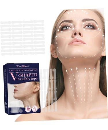 VINTORKY 80pcs V-type Lift Face Pasters Skin Tightening Tapes Tape for Face Lifting Face Lifting Sticker Invisible Face Tapes Neck Lifting Tapes Face Lifting Patches Tape - Buy Online on GoSupps.com