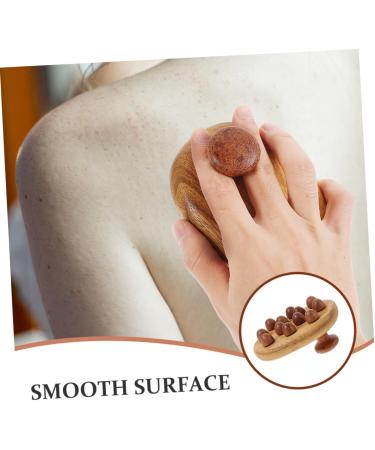 Beavorty Wooden Massage Brush Set - Multi-Purpose Body & Scalp Massager Travel Comb & Decorative Hair Tool - Buy Online on GoSupps.com