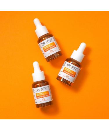 Balance Active Formula Vitamin C Power Serum 30ml - Brightening & Hydrating Face Serum - Buy Online on GoSupps.com