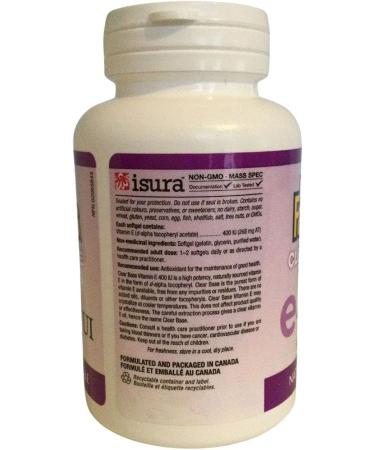 Natural Factors Vitamin E 400 IU Clear Base - 90 softgels - Buy Online on GoSupps.com