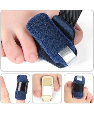 Healeved Toe Splint 2Pcs Set - Hammer Toe Straightener & Corrector for Crooked, Claw, Bent, Mallet Toe - Left Assorted Color - Buy Online on GoSupps.com