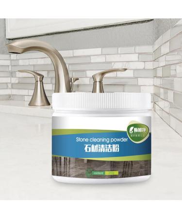 Fowybe 2 Pcs Stone Cleaning Powder Multi-functional Bathroom Wall Tile Cleaner | Household Cleaning Tools for Grease Grime Stains Soap Scums for Sink & Washbasin - Buy Online on GoSupps.com