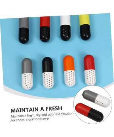 HomsfoU Shoe Deodorant Capsules - Antiperspirant Balls for Leather Shoes & Smell Relief | Dry Remedy for Shoe Odor Care - Buy Online on GoSupps.com