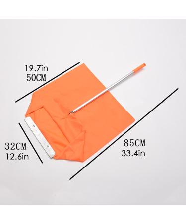 Upright Dustpan Garden Long Handle Dust Pan | Ergonomic Cleaning Dustpan with Collector Bag for House Kitchen Room Indoor Floor - Buy Online on GoSupps.com