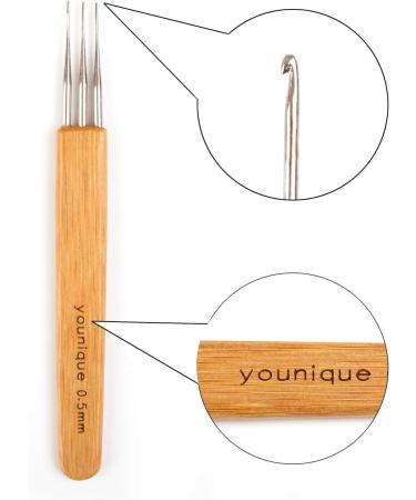 Dreadlocks Crochet Hooks Set - 0.5mm (1, 2, 3 Hooks) Hair Weaving Tool - Buy Online on GoSupps.com