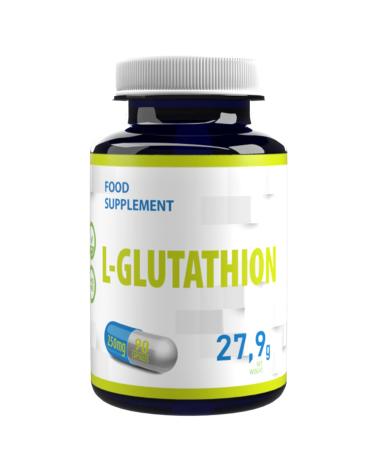 L-Glutathione (Reduced) 250mg 90 Vegan Capsules Skin & Liver Detox Laboratory Tested High Dose - Buy Online on GoSupps.com