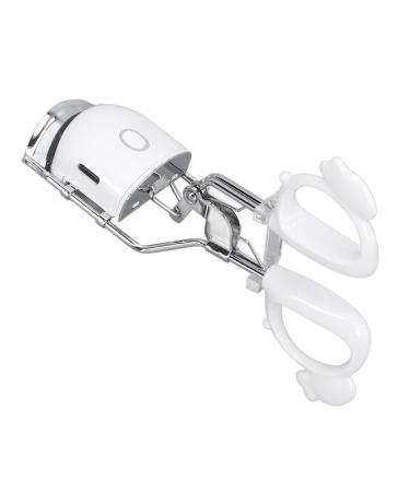 Heated Eyelash Curler Rechargeable Electric Eyelash Curler with 2 Heating Modes & Silicone Pads Fast Heating Portable Eyelash Curler for Long Lasting Naturally Curling Eye Lashes