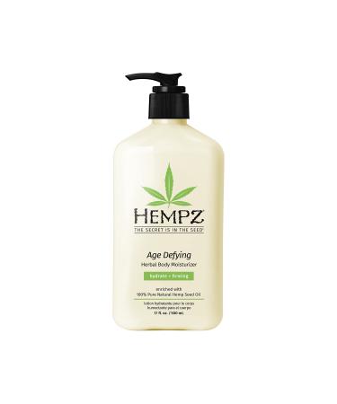 Hempz Age Defying Herbal Body Moisturizer Hydrate + Firming 17 fl oz (500 ml)