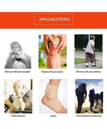 Folding Walking Cane with LED Light Anti-Slip Pivoting Quad Base Height Adjustable Walking Stick for Man/Woman Surprise Gift - Buy Online on GoSupps.com