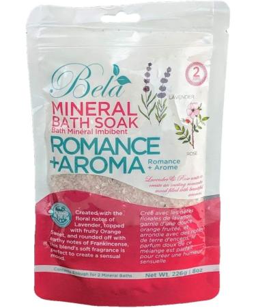 Bela Mineral Bath Soaks - Natural Organic Magnesium Salt Solution with Essential Oils | 8oz Pouch Pack of 7 Gift Set - Buy Online on GoSupps.com