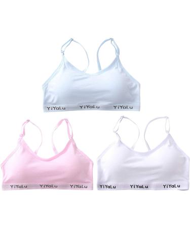 Girls Print Racerback Sports Bras - Training 3 Pack for Women - Color Letter Design - D One Size - Buy Online on GoSupps.com