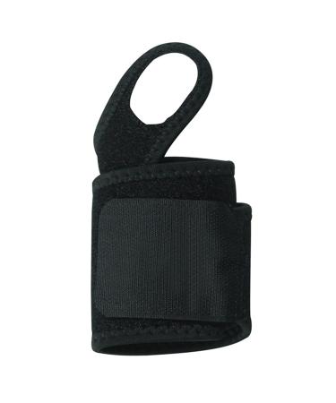Wrist Brace for Carpal Tunnel & Basketball Support - 1 Pair Polyester/Cotton Knitted Neoprene - Black - International Shipping Available - Buy Online on GoSupps.com