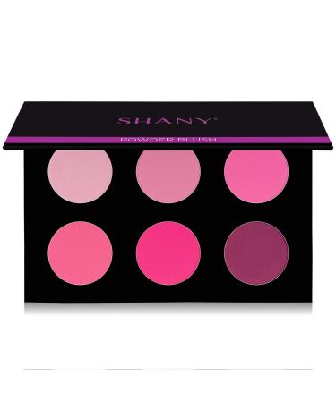 SHANY Shimmer & Matte Cool-Toned Blush Palette - Layer 5 - Refill for the 6 Layer Mini Masterpiece Collection Makeup Set COOL BLUSH