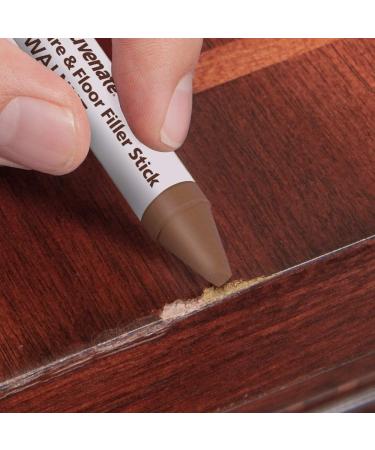Rejuvenate Wood Furniture & Floor Repair Markers - 6 Colors for Scratches | Maple Oak Cherry Walnut Mahogany Espresso & Crayon Set - Buy Online on GoSupps.com