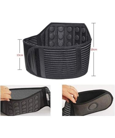 Self-Warming Lumbar Support Belt with Tourmaline Magnets for Back Pain Relief - Men & Women - Ideal for Herniated Disc (Large) - Buy Online on GoSupps.com