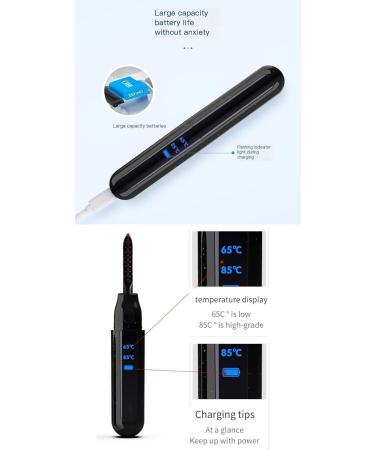 Buy Rechargeable Heated Eyelash Curler - Smart Electric Lash Curling Tool (1pc White) - Fast Heat-Up for Beautifully Curled Lashes | International Shipping Available - Buy Online on GoSupps.com
