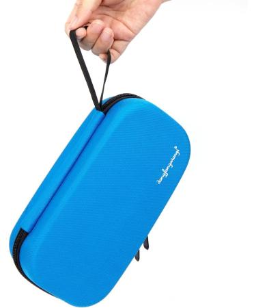 Youshares Insulin Cooling Bag - EVA Insulin Bag for Diabetic Accessories | Includes 3 Nylon Cooling Packs (Blue) - International Shipping Available - Buy Online on GoSupps.com