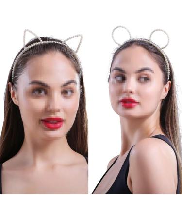 Womens Headband Kids Hair Ties Children Hair Hoop Cartoon Headband Cat Hairband Scrunchies for Women Cat Cosplay Headband Christmas Hairband Party Headband Animal Ear Women's picture 1 - Buy Online on GoSupps.com