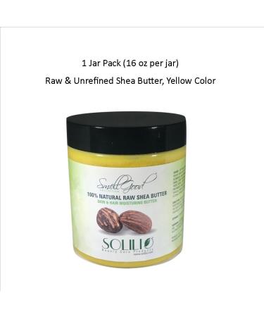 Premium African Shea Butter - Pure Raw Unrefined Ivory (16oz) | Doubled Filtered | 66 Pack 100% Natural Skincare - Buy Online on GoSupps.com