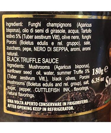 Premium Black Truffle Sauce 180g - Gourmet Flavor for International Shipping - Buy Online on GoSupps.com