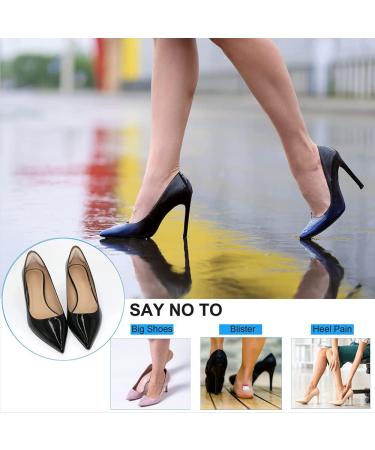 Shoe Inserts for Loose Shoes - Heel Grips and Metatarsal Pads for Men and Women - Prevent Heel Pain and Blisters - Beige+Black - Buy Online on GoSupps.com