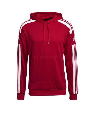 adidas Men's Sq21 Sw Hood Sweatshirt (1 Pack) XL Team Power Red/White