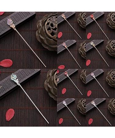 Hair Clips Retro Hanfu Hair Rod Metal Hair Fork Hair Chopsticks Hairpin Jewelry Hairpin Accessories Blue Hair Clips (Size : 5) - Buy Online on GoSupps.com