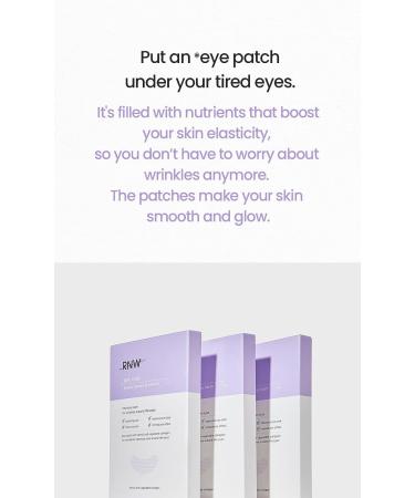 RNW Retinol Intense Eye Patch 10 Pairs - 0.2 oz | Under Eye Mask for Dark Circles, Puffiness & Fine Lines | Vegan Collagen & Hydrating Formula - Korean Skin Care - Buy Online on GoSupps.com