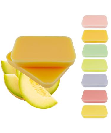 Isabellenails paraffin wax with 13 fragrances |Paraffin Wax Heat Bad Paraffin wax blocks for hands and feet dry skin stiff muscles |Paraffin block for wax warmer - 2x500 ml (melon)
